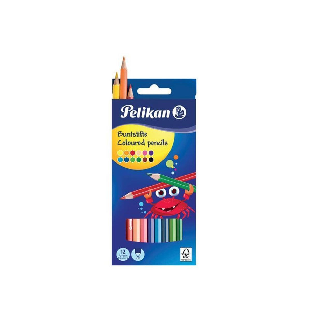 PELIKAN COLOUR PENCIL SET (MCP12L) X 12