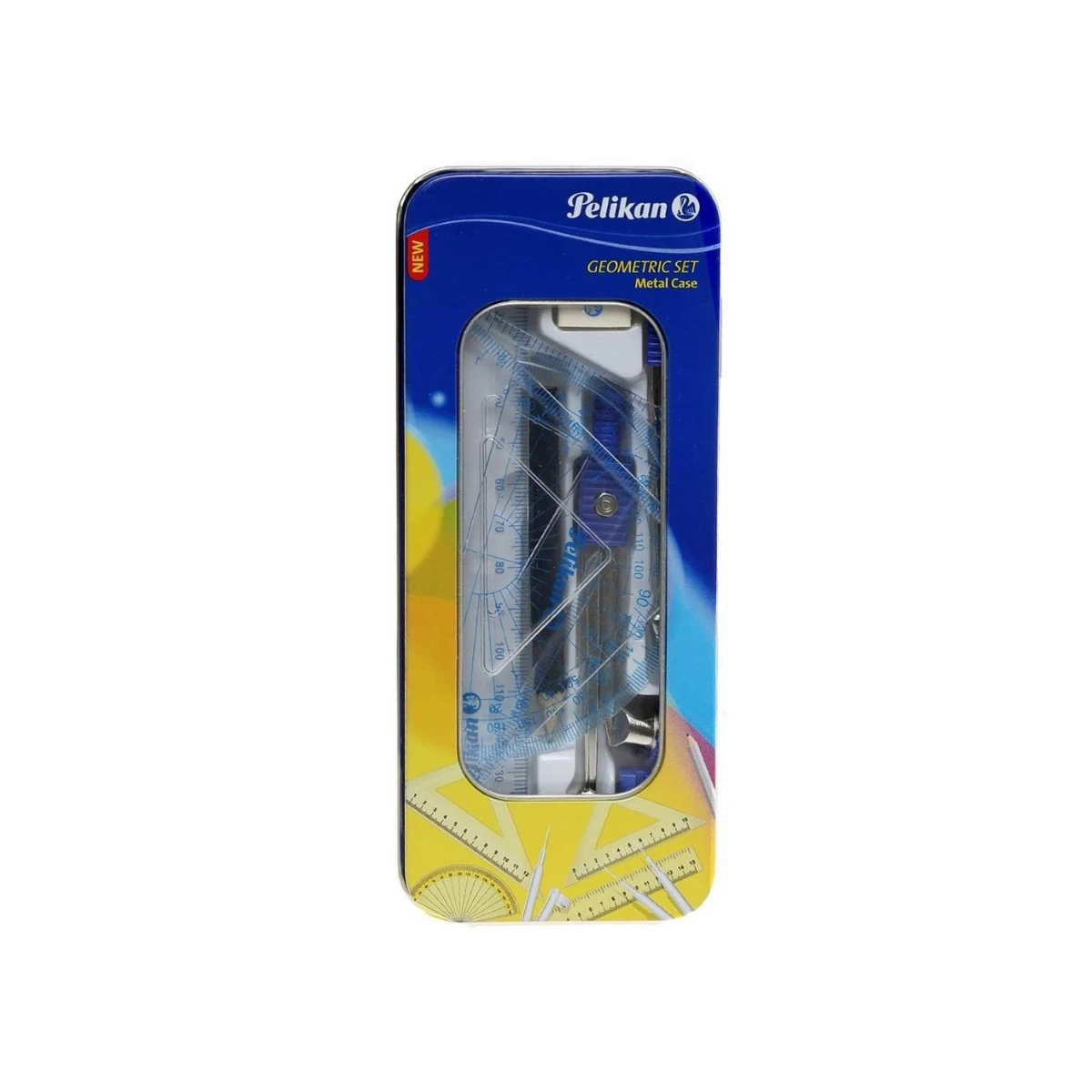 PELIKAN GEOMETRY SET METAL CASE