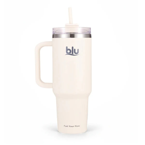 blu water bottle 1200ml (40 fl. Oz) TumblerOff White 8964004441257