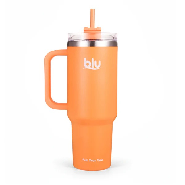 blu water bottle 1200ml (40 fl. Oz) TumblerOrange 8964004441264