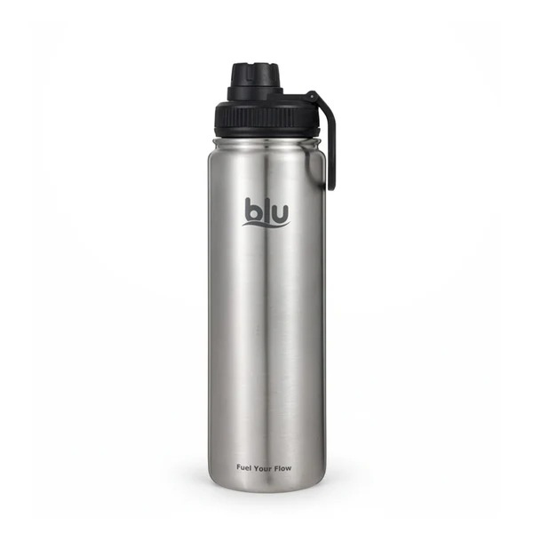 blu water bottle 706ml (24 fl. Oz) Bottle with ScrewCap Original Steel 8964004441059