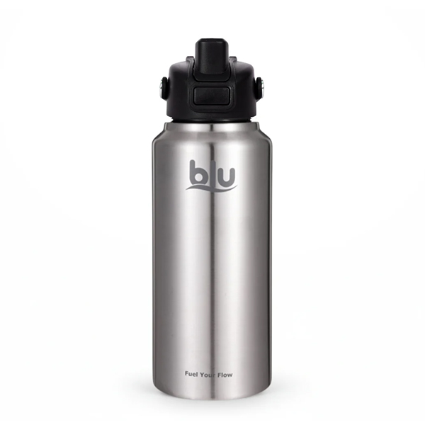 blu water bottle 946ml (32 fl. Oz) Bottle with ClickCap Original Steel 8964004441004