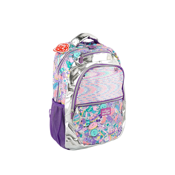 Smiggle Bag 16.5" Rainbow Sequence